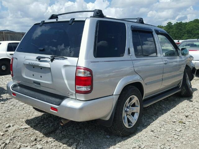 JN8DR09Y84W901253 - 2004 NISSAN PATHFINDER GRAY photo 4