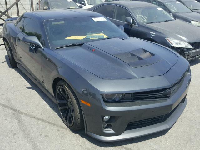 2G1FZ1EP7E9800053 - 2014 CHEVROLET CAMARO ZL1 GRAY photo 1