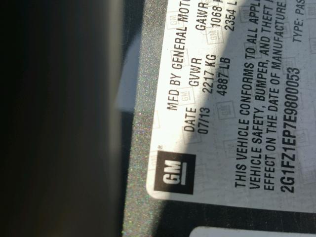 2G1FZ1EP7E9800053 - 2014 CHEVROLET CAMARO ZL1 灰色 照片 10