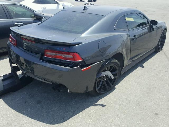 2G1FZ1EP7E9800053 - 2014 CHEVROLET CAMARO ZL1 灰色 照片 4