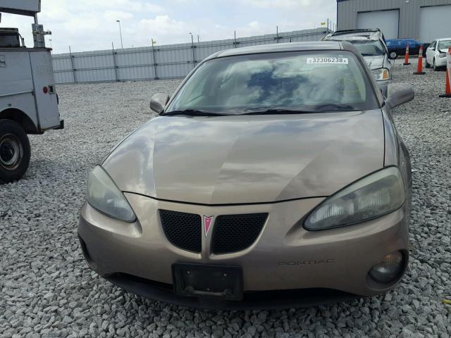 2G2WR554161268839 - 2006 PONTIAC GRAND PRIX GOLD photo 9