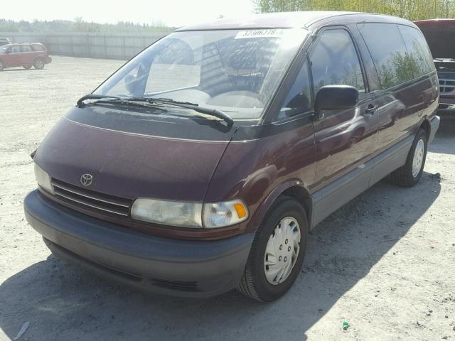 JT3AC13R4S1203552 - 1995 TOYOTA PREVIA DX BURGUNDY photo 2