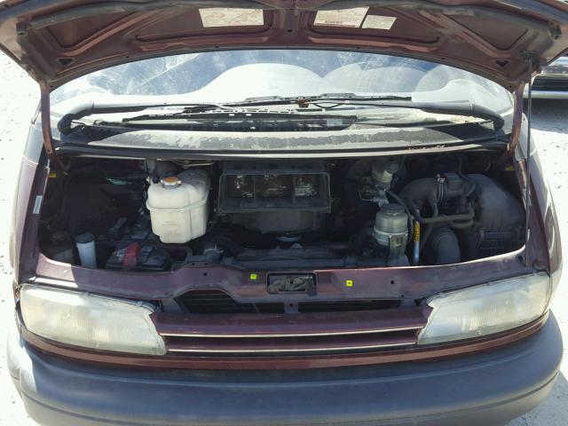 JT3AC13R4S1203552 - 1995 TOYOTA PREVIA DX BURGUNDY photo 7