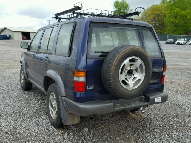 JACDJ58V3T7917097 - 1996 ISUZU TROOPER S BLUE photo 3