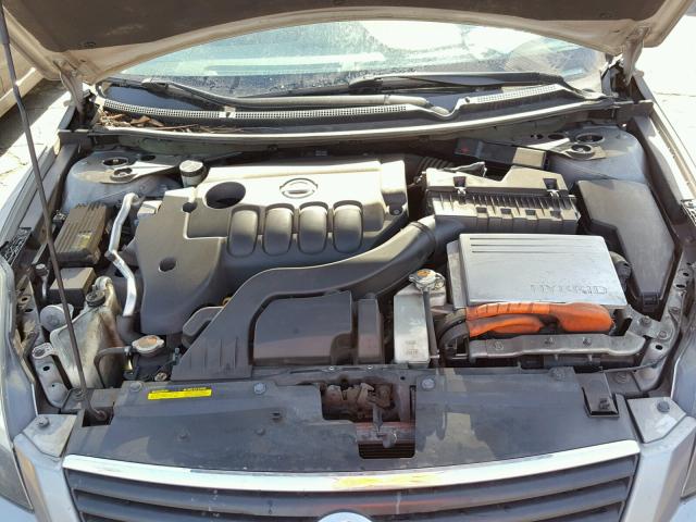 1N4CL21E77C217781 - 2007 NISSAN ALTIMA HYB SILVER photo 7