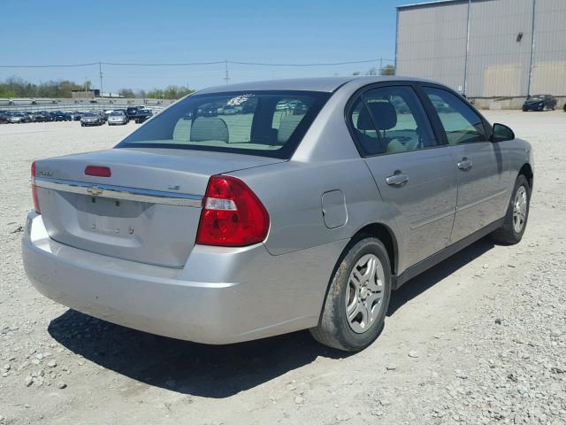1G1ZS58F27F290569 - 2007 CHEVROLET MALIBU LS 银色 照片 4