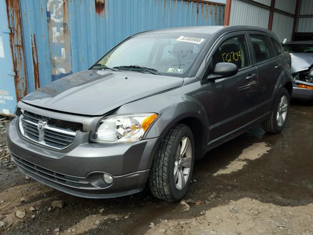 1B3CB3HA8BD238133 - 2011 DODGE CALIBER MA GRAY photo 2