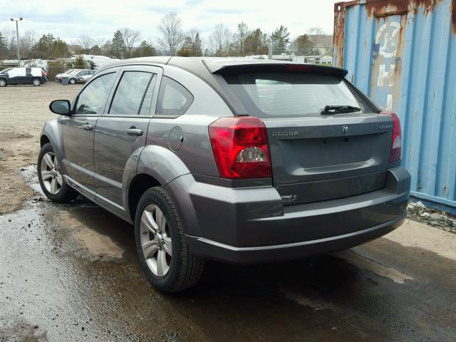 1B3CB3HA8BD238133 - 2011 DODGE CALIBER MA GRAY photo 3