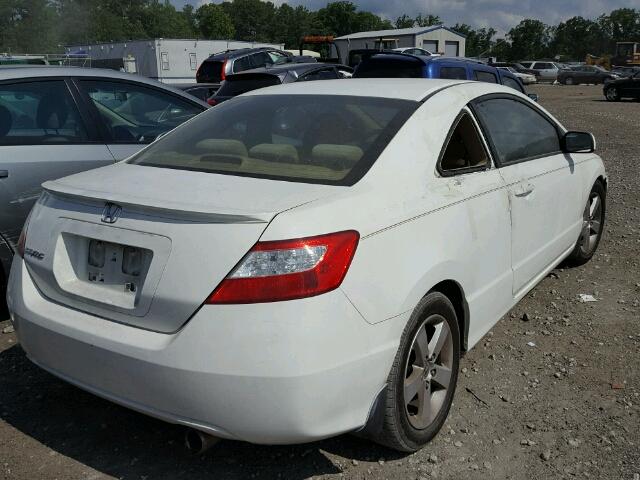 2HGFG12826H541782 - 2006 HONDA CIVIC WHITE photo 4