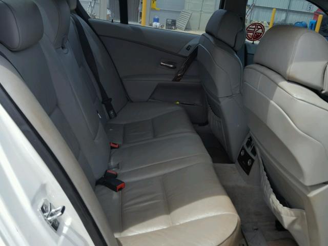 WBANE53517CY04289 - 2007 BMW 525 I WHITE photo 6