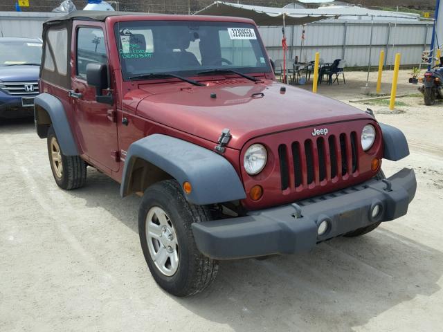 1C4AJWAG1DL588172 - 2013 JEEP WRANGLER S RED photo 1