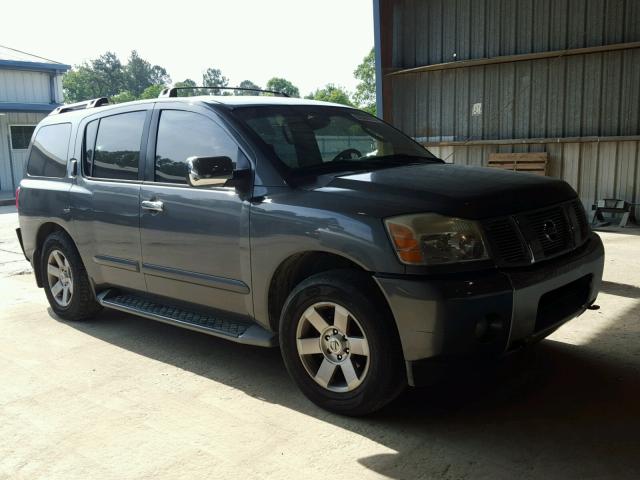 5N1AA08B04N719695 - 2004 NISSAN ARMADA SE GRAY photo 1