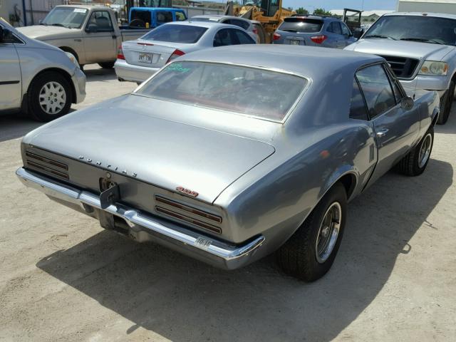 223377U140204 - 1967 PONTIAC FIREBIRD SILVER photo 4