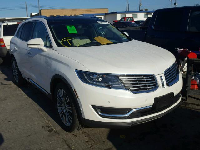 2LMPJ6LR8HBL45165 - 2017 LINCOLN MKX RESERV WHITE photo 1