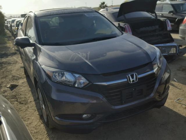 3CZRU5H7XHM711637 - 2017 HONDA HR-V EXL GRAY photo 1