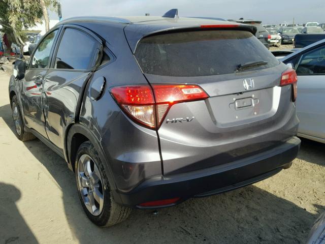 3CZRU5H7XHM711637 - 2017 HONDA HR-V EXL GRAY photo 3