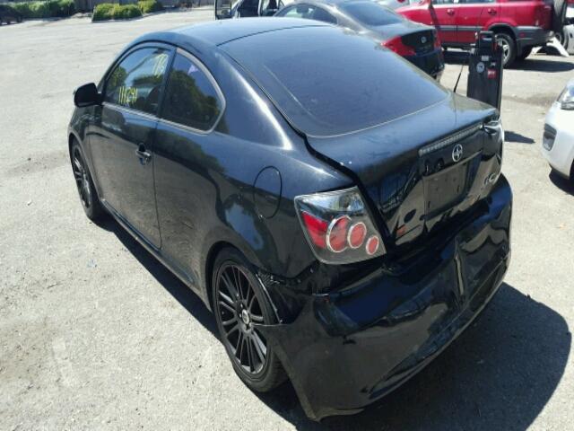 JTKDE167690301469 - 2009 TOYOTA SCION TC BLACK photo 3