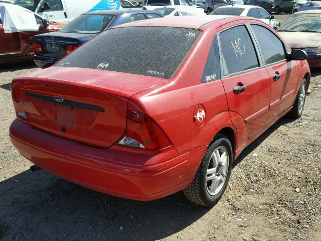 1FAFP33P72W181457 - 2002 FORD FOCUS LX RED photo 4