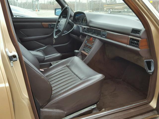 WDBCA35D1HA357361 - 1987 MERCEDES-BENZ 420 SEL BROWN photo 5