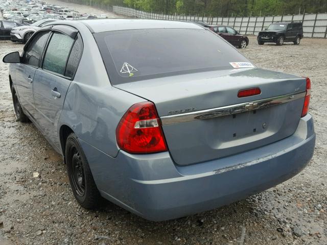 1G1ZS58FX7F107743 - 2007 CHEVROLET MALIBU LS 蓝色 照片 3