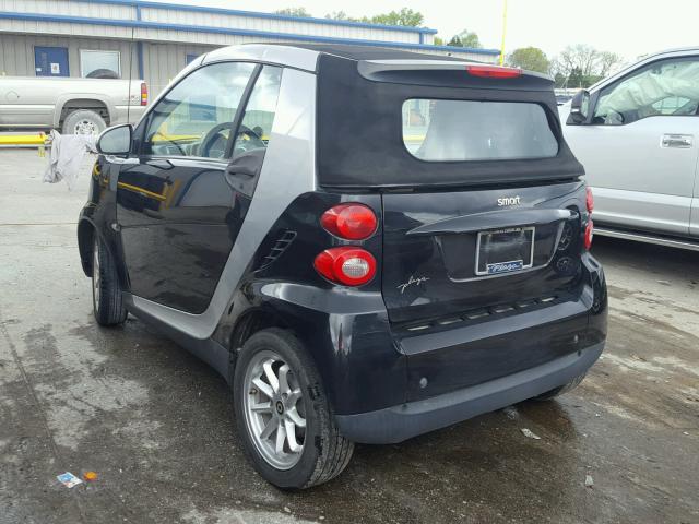 WMEEK31X38K192951 - 2008 SMART FORTWO PAS GRAY photo 3