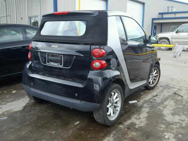 WMEEK31X38K192951 - 2008 SMART FORTWO PAS GRAY photo 4