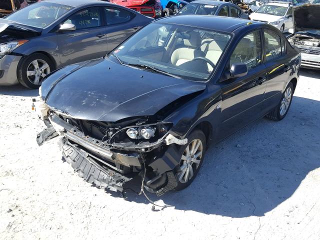 JM1BK32F471736594 - 2007 MAZDA 3 I BLACK photo 2