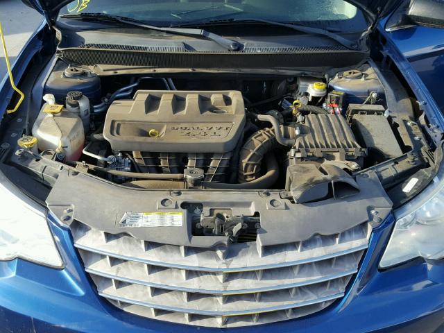 1C3LC46B39N501151 - 2009 CHRYSLER SEBRING LX BLUE photo 7