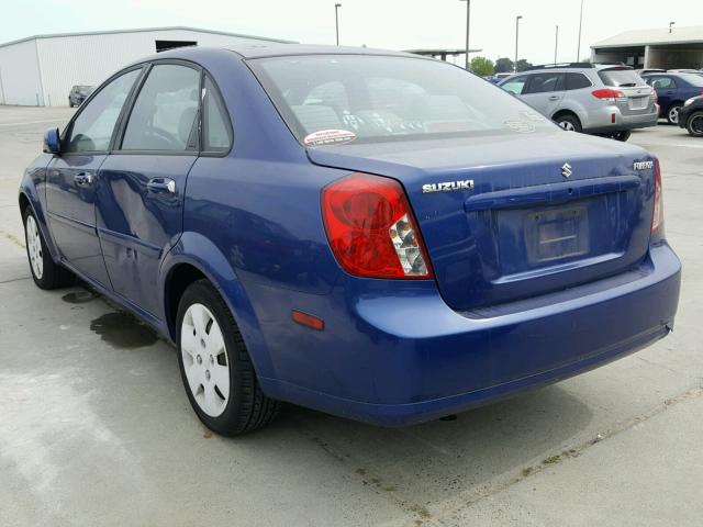 KL5JD56Z47K688360 - 2007 SUZUKI FORENZA BA BLUE photo 3