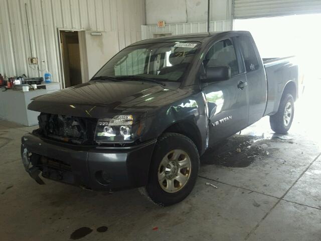 1N6AA06B25N575363 - 2005 NISSAN TITAN XE GRAY photo 2