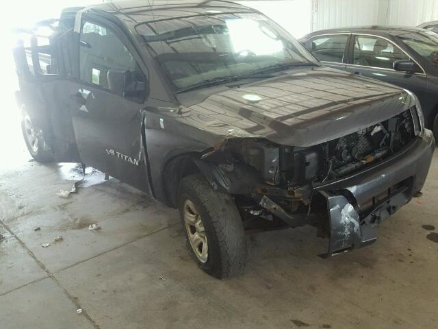 1N6AA06B25N575363 - 2005 NISSAN TITAN XE GRAY photo 9