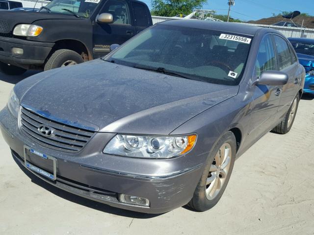 KMHFC46F96A123248 - 2006 HYUNDAI AZERA SE GRAY photo 2