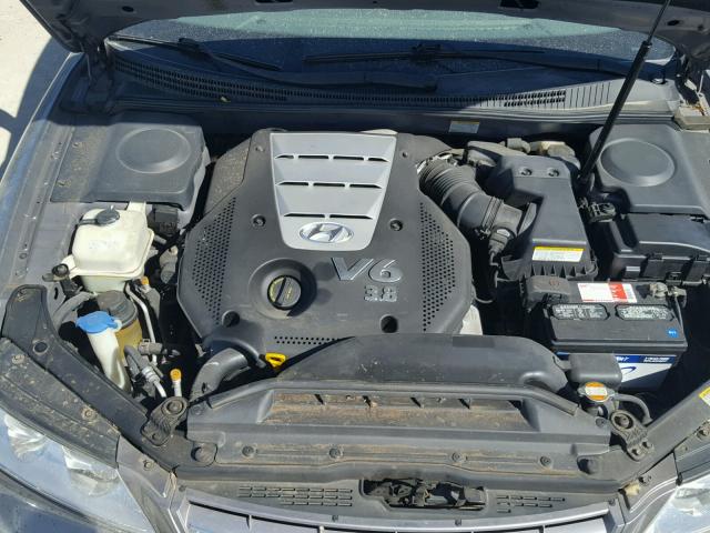 KMHFC46F96A123248 - 2006 HYUNDAI AZERA SE GRAY photo 7