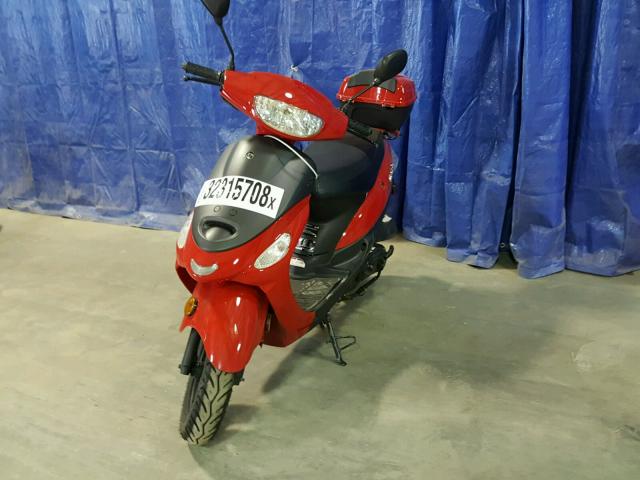 L9NPEACBXF1050413 - 2015 TAO SCOOTER RED photo 2