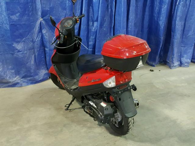 L9NPEACBXF1050413 - 2015 TAO SCOOTER RED photo 3