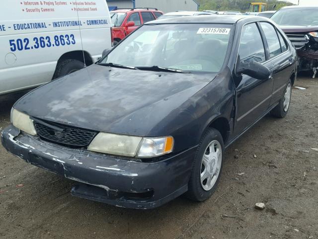 1N4AB41D7WC733604 - 1998 NISSAN SENTRA E BLACK photo 2