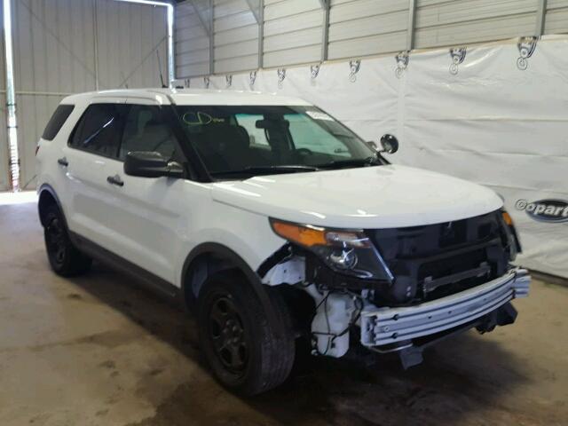 1FM5K8AR3FGB61238 - 2015 FORD EXPLORER P WHITE photo 1