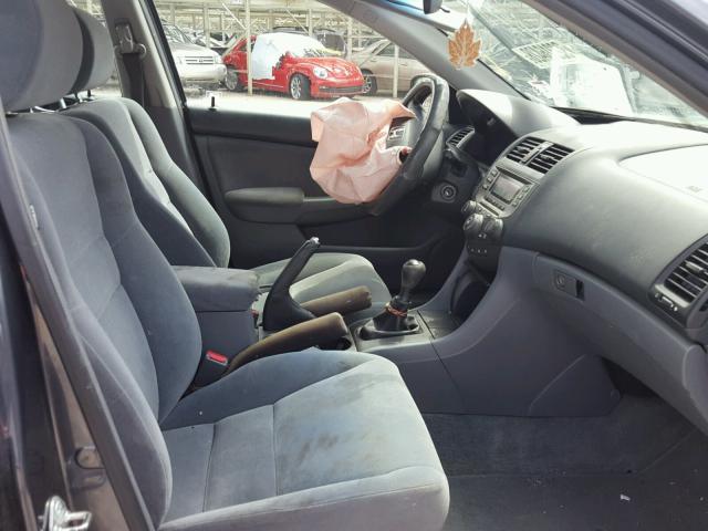 1HGCM55476A089824 - 2006 HONDA ACCORD LX GRAY photo 5