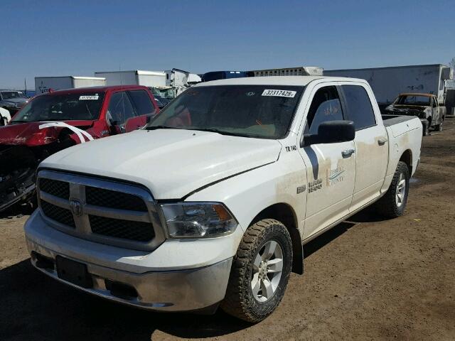 1C6RR7LT4DS593505 - 2013 RAM 1500 SLT WHITE photo 2