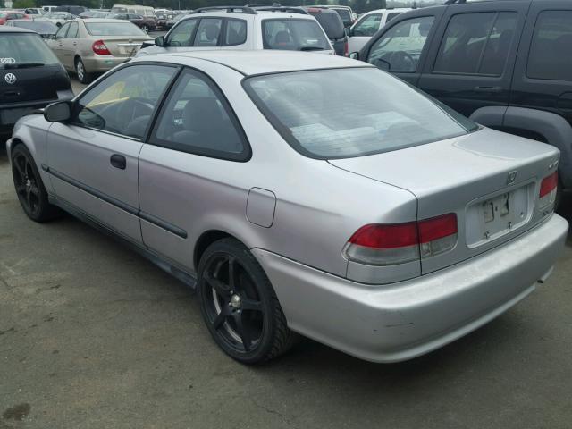 1HGEJ7227XL037454 - 1999 HONDA CIVIC HX SILVER photo 3