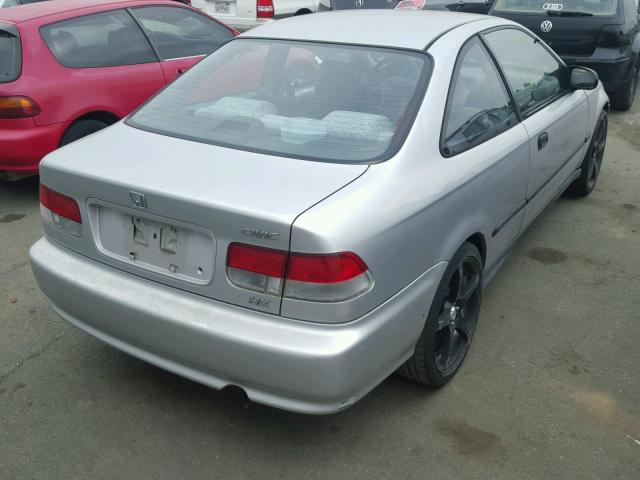 1HGEJ7227XL037454 - 1999 HONDA CIVIC HX SILVER photo 4