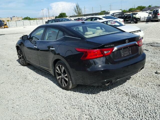 1N4AA6APXGC402378 - 2016 NISSAN MAXIMA 3.5 BLACK photo 3