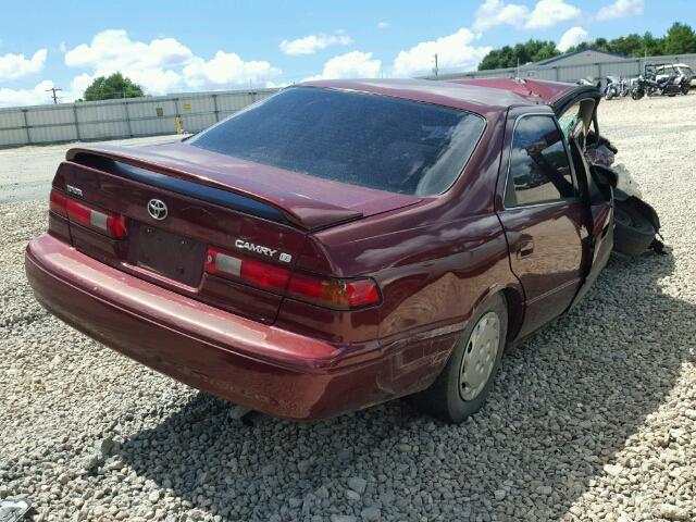 4T1BG22K0XU433301 - 1999 TOYOTA CAMRY CE BURGUNDY photo 4