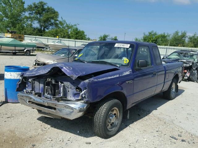 1FTCR14A9SPA57030 - 1995 FORD RANGER SUP PURPLE photo 2