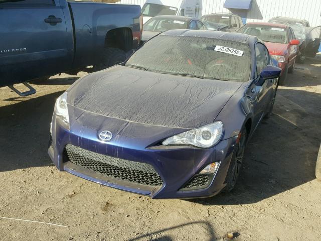 JF1ZNAA1XG9708516 - 2016 TOYOTA SCION FR-S ლურჯი ფოტო 2