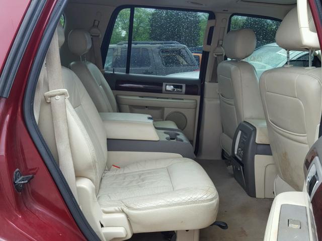 5LMFU28RX4LJ35514 - 2004 LINCOLN NAVIGATOR MAROON photo 6
