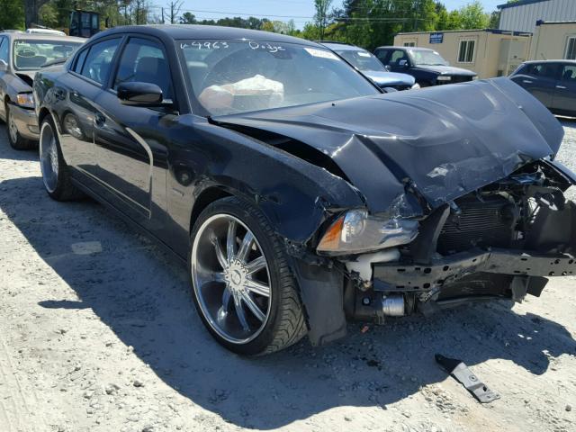 2C3CDXCT4CH144963 - 2012 DODGE CHARGER R/ BLACK photo 1