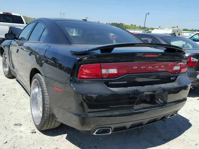 2C3CDXCT4CH144963 - 2012 DODGE CHARGER R/ BLACK photo 3