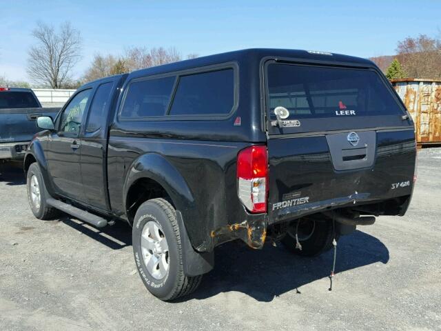 1N6AD0CW1CC442360 - 2012 NISSAN FRONTIER S BLACK photo 3