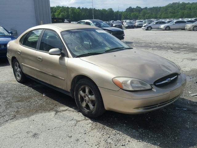 1FAFP53U8YA253998 - 2000 FORD TAURUS SE GOLD photo 1